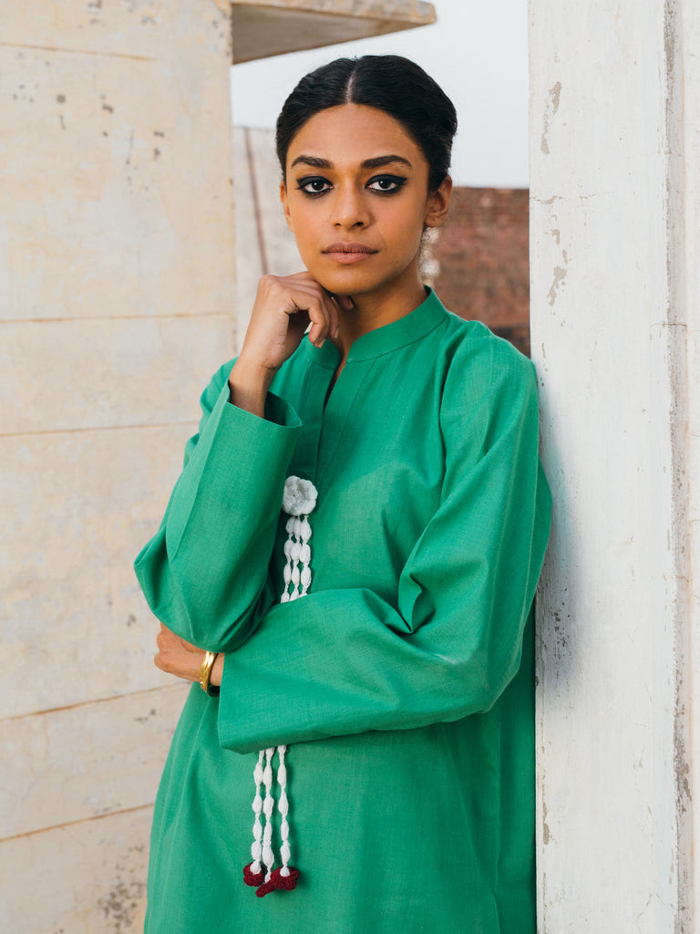 Madni Green Kurta