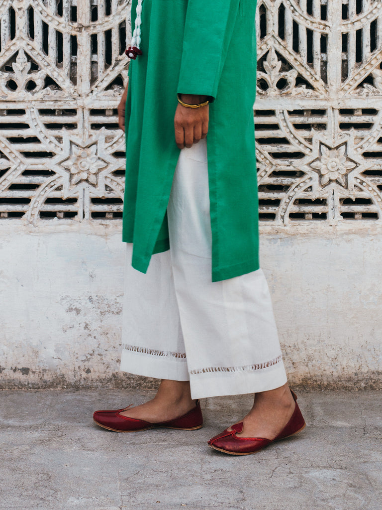 Loose Fit Tarkashi Pants