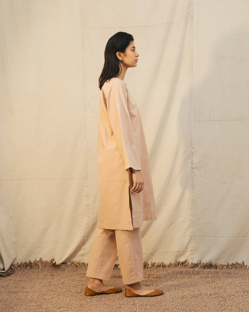 Nude Pink Kurta Shalwar