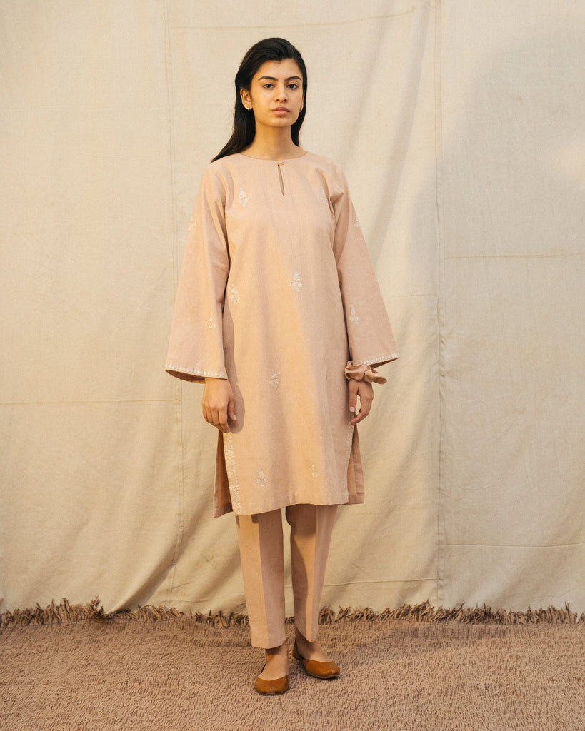 Nude Pink Kurta Shalwar