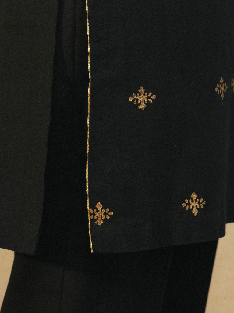 BLACK ZOYA KURTA